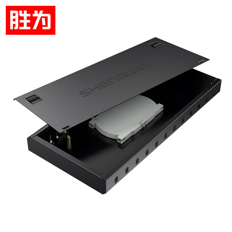 勝為 12口圓孔光纖終端盒 單多模通用 空盤(pán) 