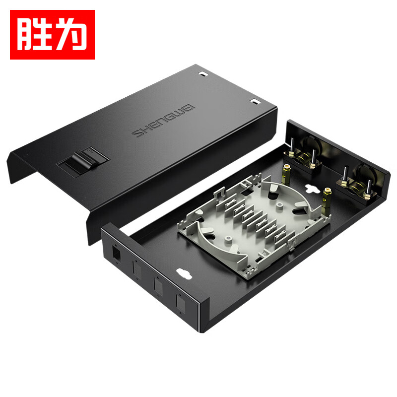 勝為 8口方孔光纖終端盒 單多模通用 空盤(pán)